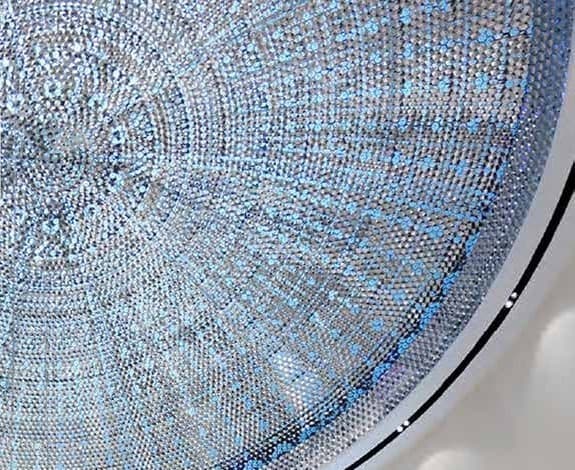 Tôle métallique à relief 3D tramé
